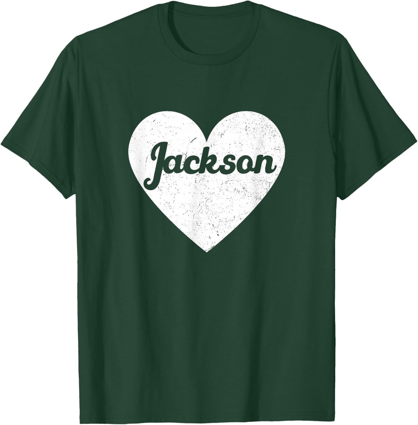 I Heart Jackson - First Names And Hearts, I Love Jackson T-Shirt - T-Shirt | Forest