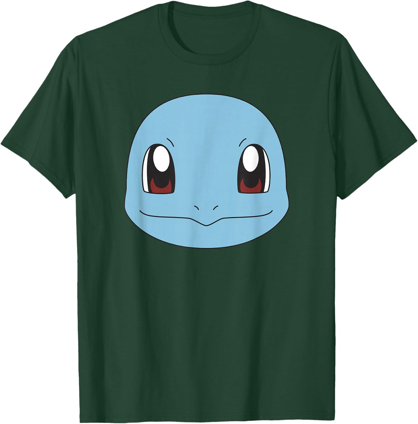 Pokémon Squirtle Cute Tiny Turtle Big Face T-Shirt - T-Shirt | Forest