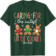 Caring For Cutest Little Cookies Funny NICU Nurse Christmas T-Shirt - T-Shirt | Forest