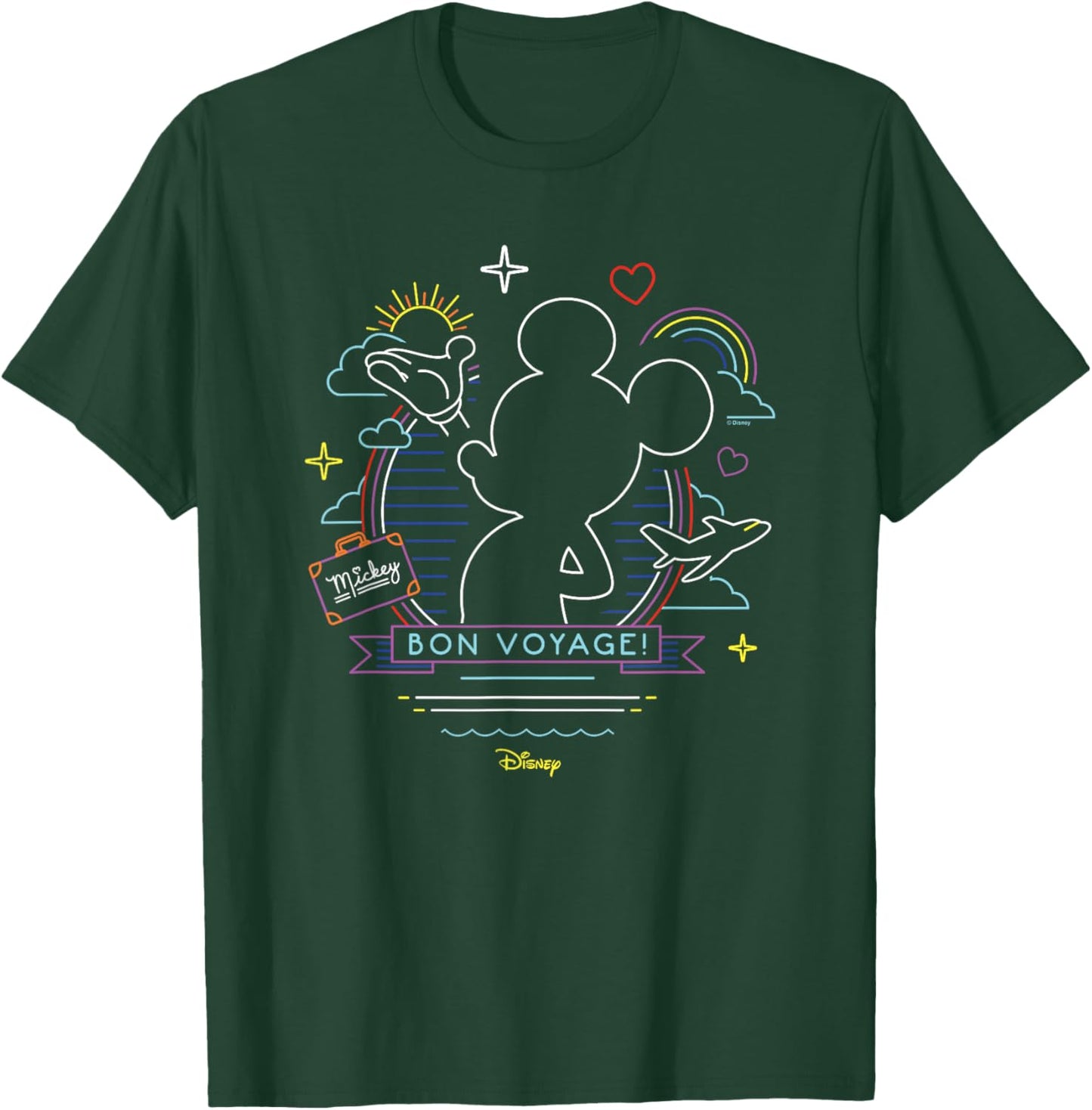 Mickey - Bon Voyage T-Shirt - T-Shirt | Forest