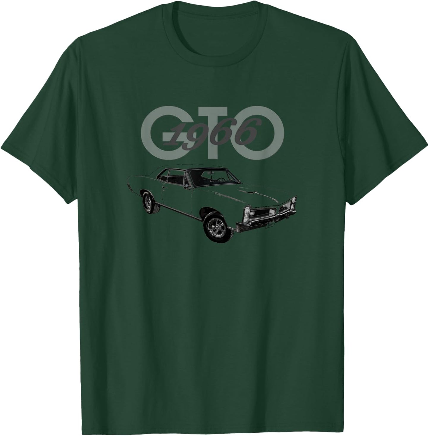AMERICAN MUSCLE CARS,1966 GTO, CLASSIC CARS, CAR GUYS, 1960s T-Shirt - T-Shirt | Forest