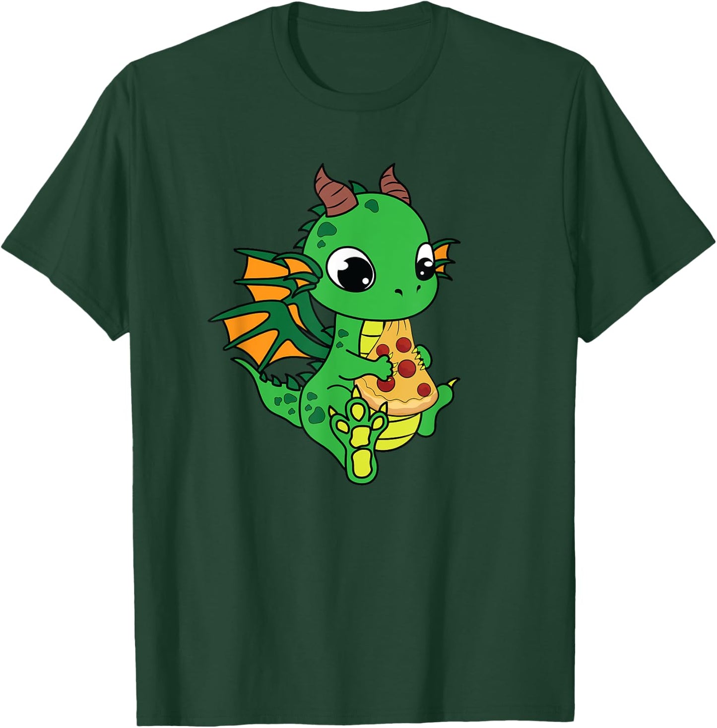 Little Dragon Pizza T-Shirt - T-Shirt | Forest