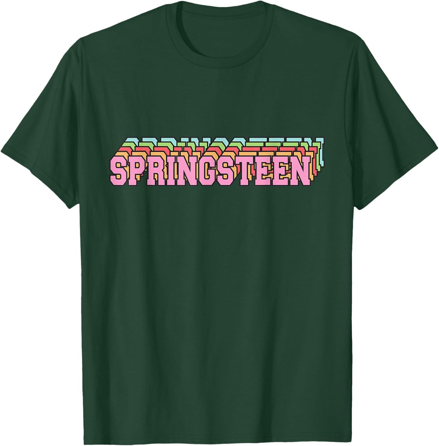 Springsteen 80s Vintage Retro Spring T-Shirt - T-Shirt | Forest