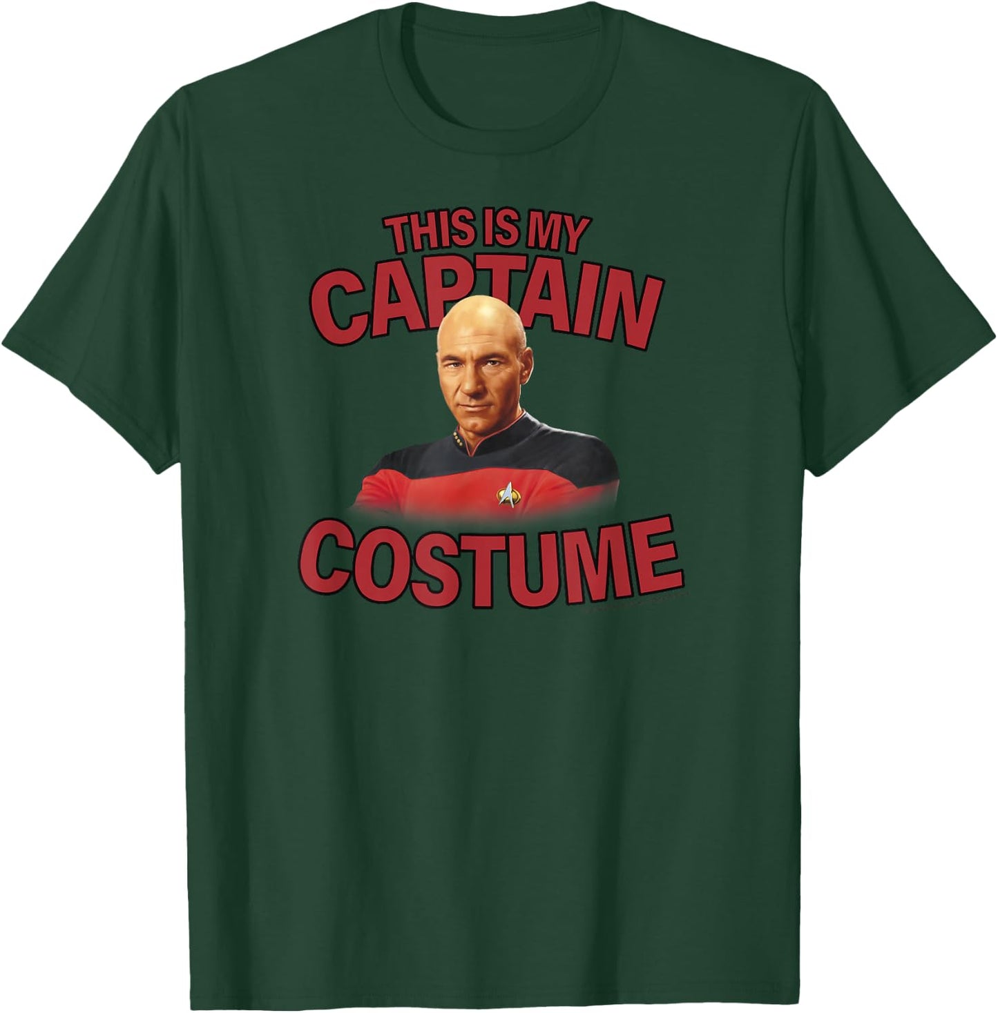 Star Trek Halloween This Is My Captain Costume T-Shirt - T-Shirt | Forest