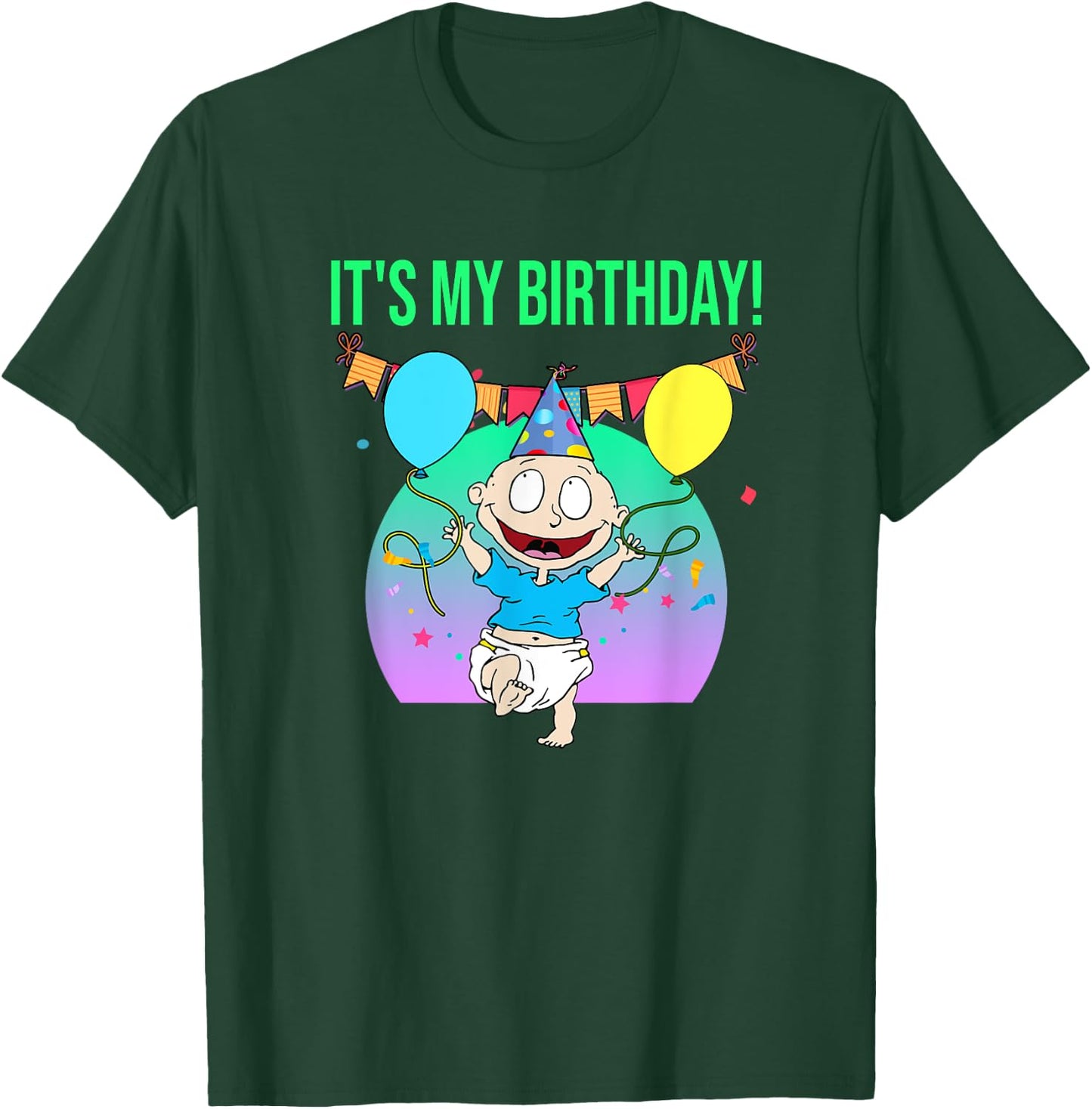 Mademark x Rugrats - It's My Birthday - Tommy Pickles T-Shirt - T-Shirt | Forest