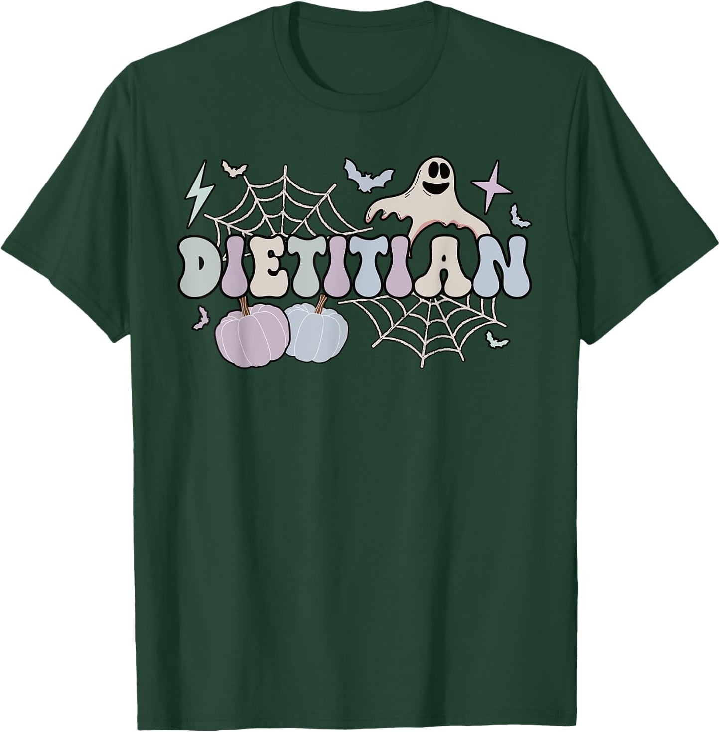 Spooky Dietitian Halloween Dietetics T-Shirt - T-Shirt | Forest