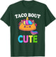 Funny Taco Lover TACO BOUT CUTE Girl Boy Kids Toddlers T-Shirt - T-Shirt | Forest