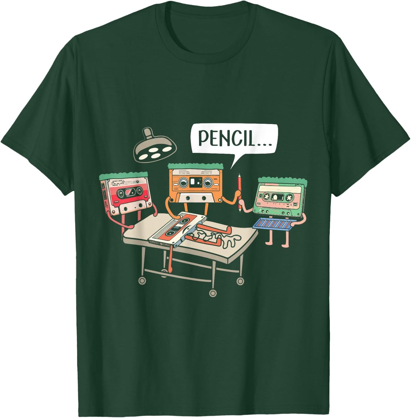 Vintage cassette tape 80s retro music lover T-Shirt - T-Shirt | Forest