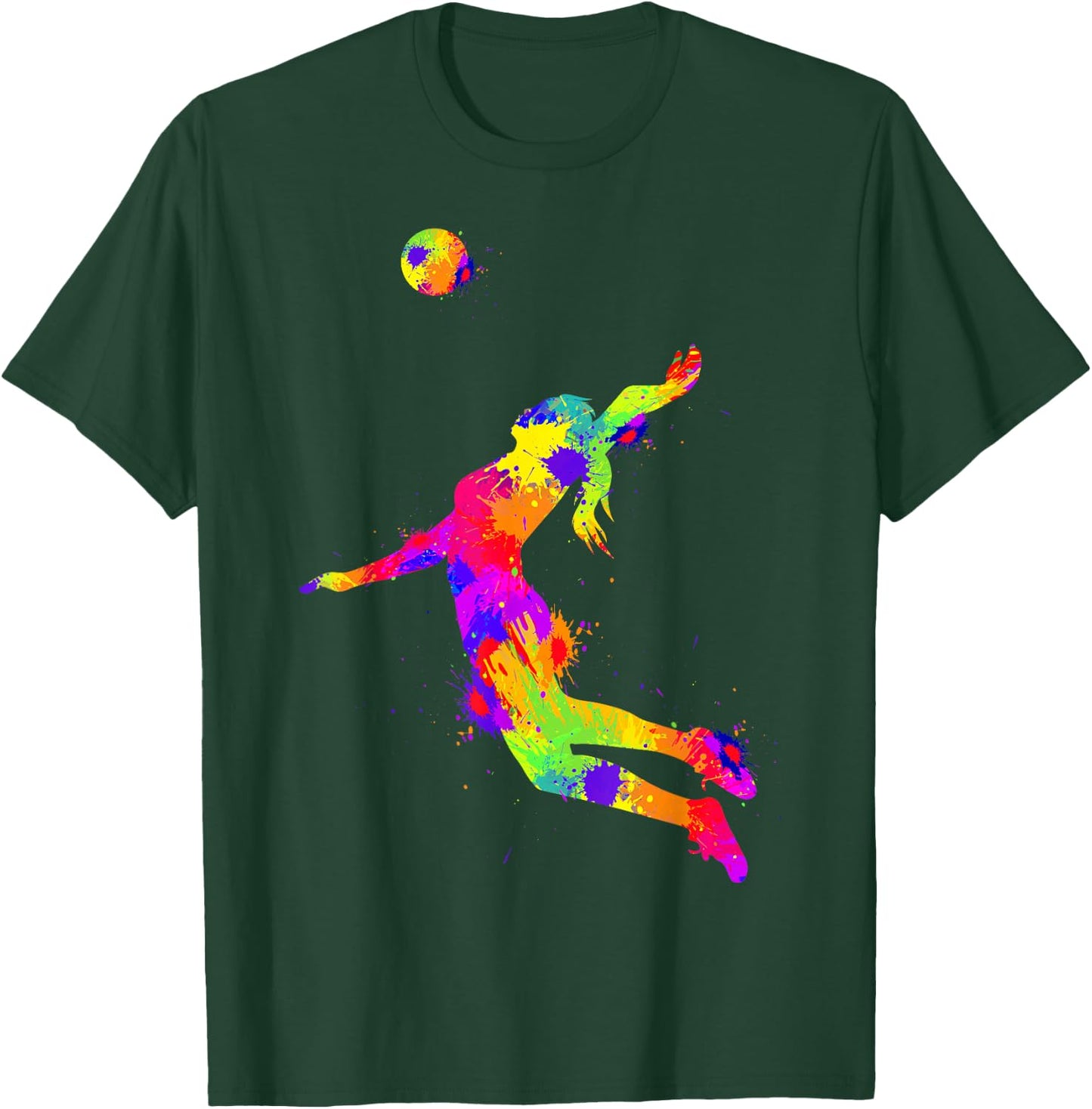 Volleyball Girls Volleyballer Women T-Shirt - T-Shirt | Forest