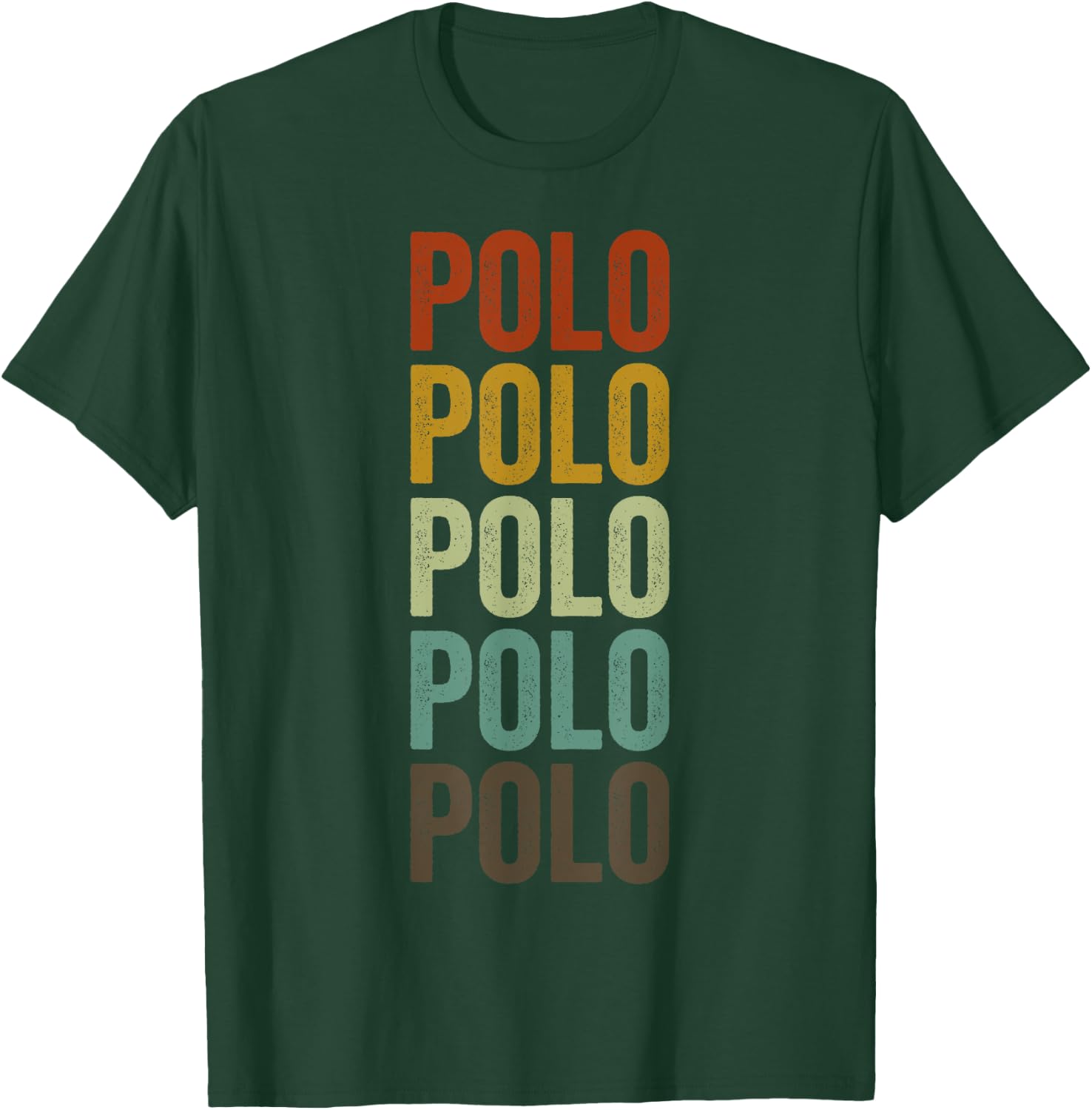 Polo Player Coach Team T-Shirt - T-Shirt | Forest