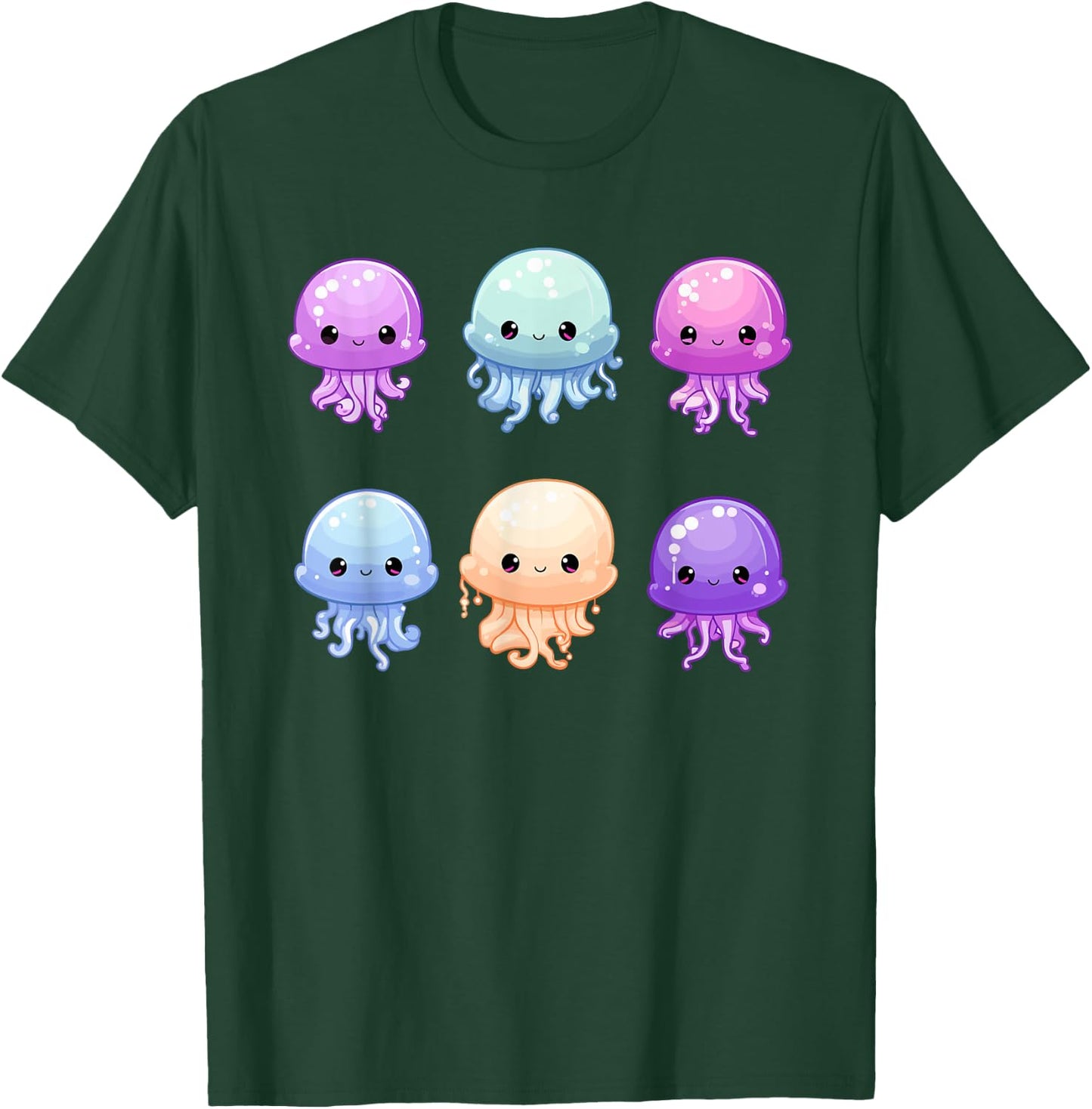 Cute Jellyfish Costume Jelly Fish Sea Ocean Girls T-Shirt - T-Shirt | Forest