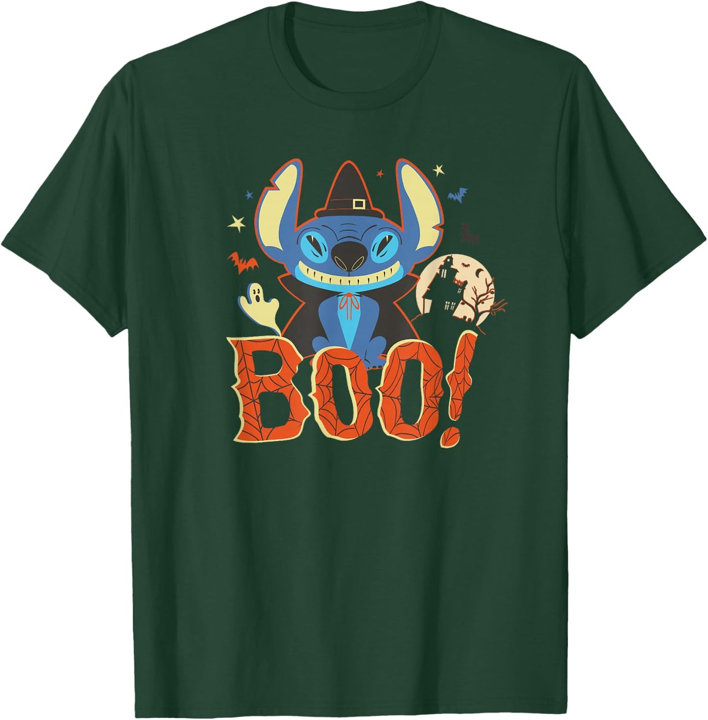 Disney Lilo & Stitch Halloween Stitch Costume Boo! T-Shirt - T-Shirt | Forest