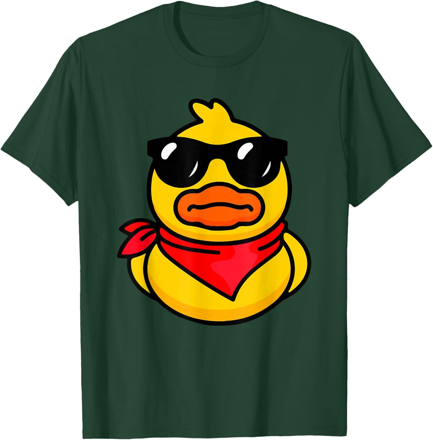 Cool Duckie Sunglasses Duckling Funny Ducky Rubber Duck T-Shirt - T-Shirt | Forest
