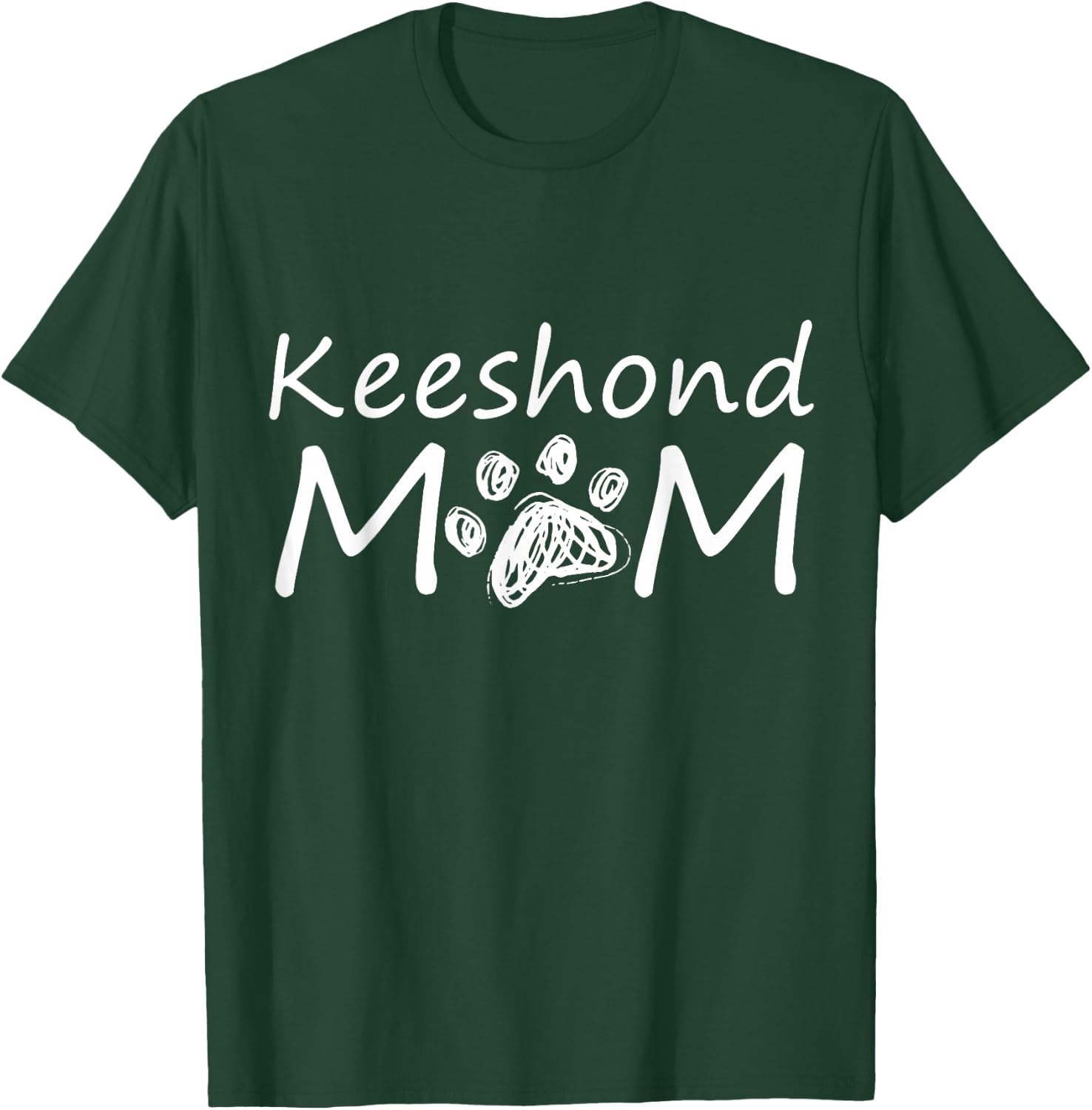 Keeshond Mom Puppy Owner Dog Breed Mommy Mother Mama T-Shirt - T-Shirt | Forest