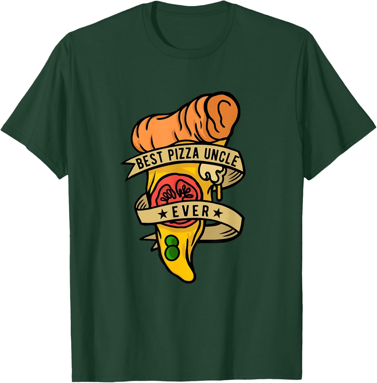Best Pizza Uncle Ever Hobby Pizza Maker T-Shirt - T-Shirt | Forest