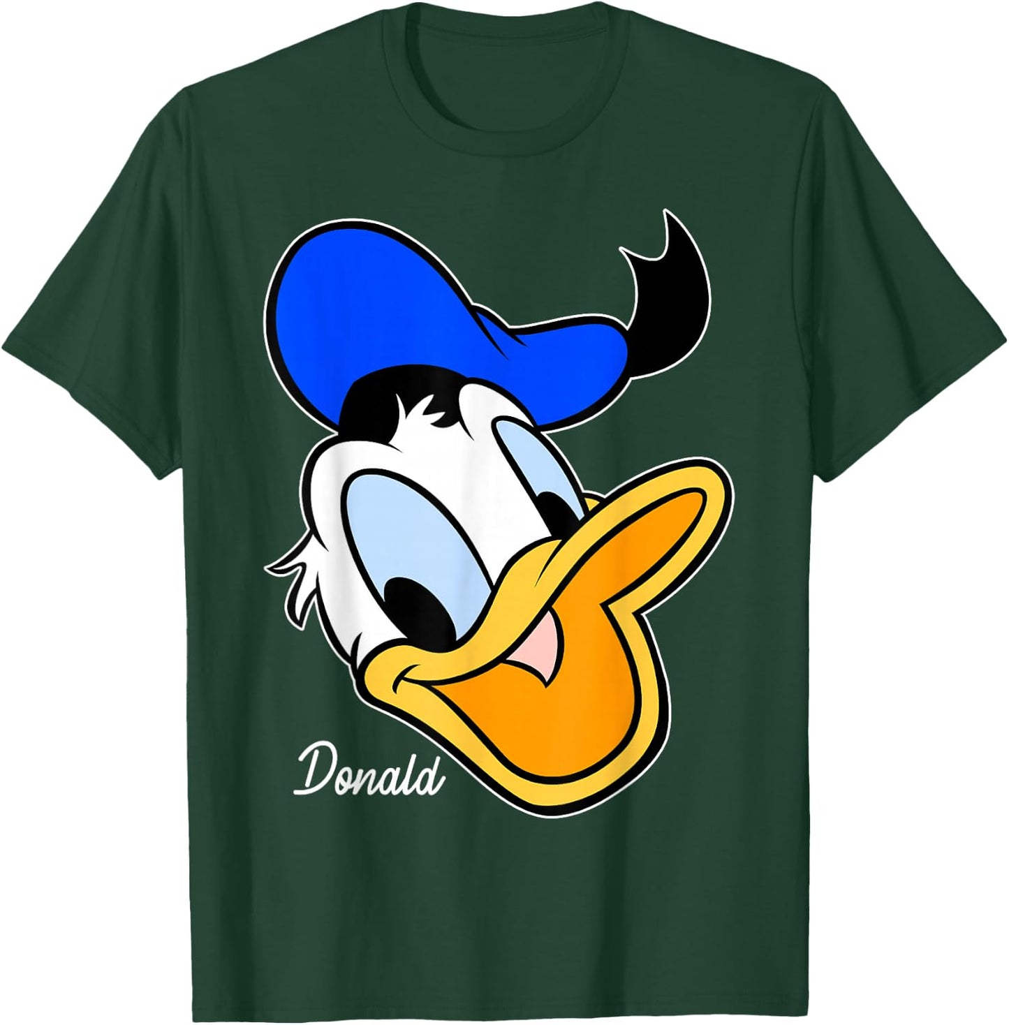 Disney Donald Duck Smiling Face Portrait T-Shirt - T-Shirt | Forest