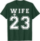 Wife Husband Matching 2023 Engagement Party Honeymoon T-Shirt - T-Shirt | Forest