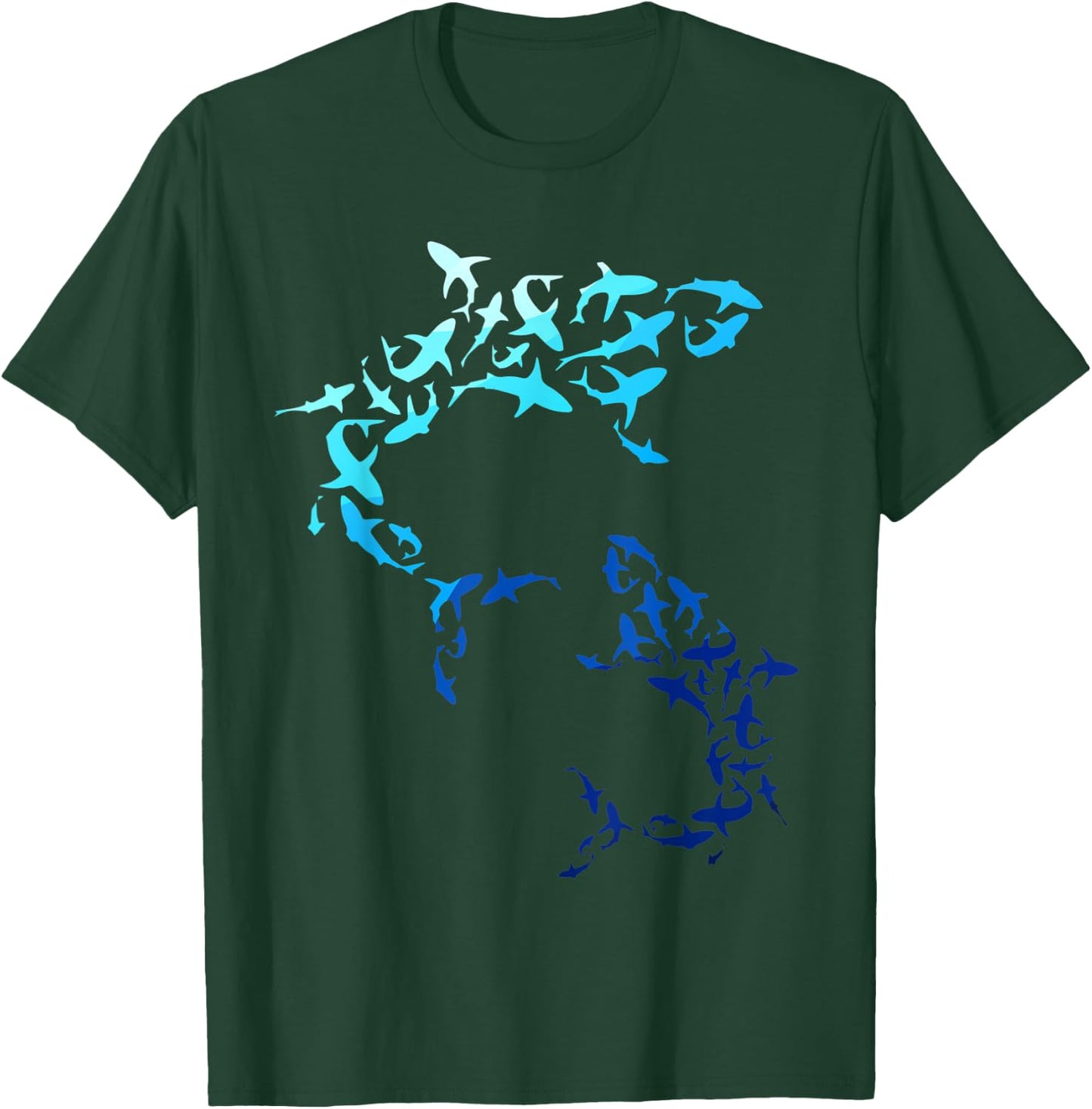 GreatWhite Shark Lover Marine Biology Animal Science T-Shirt - T-Shirt | Forest