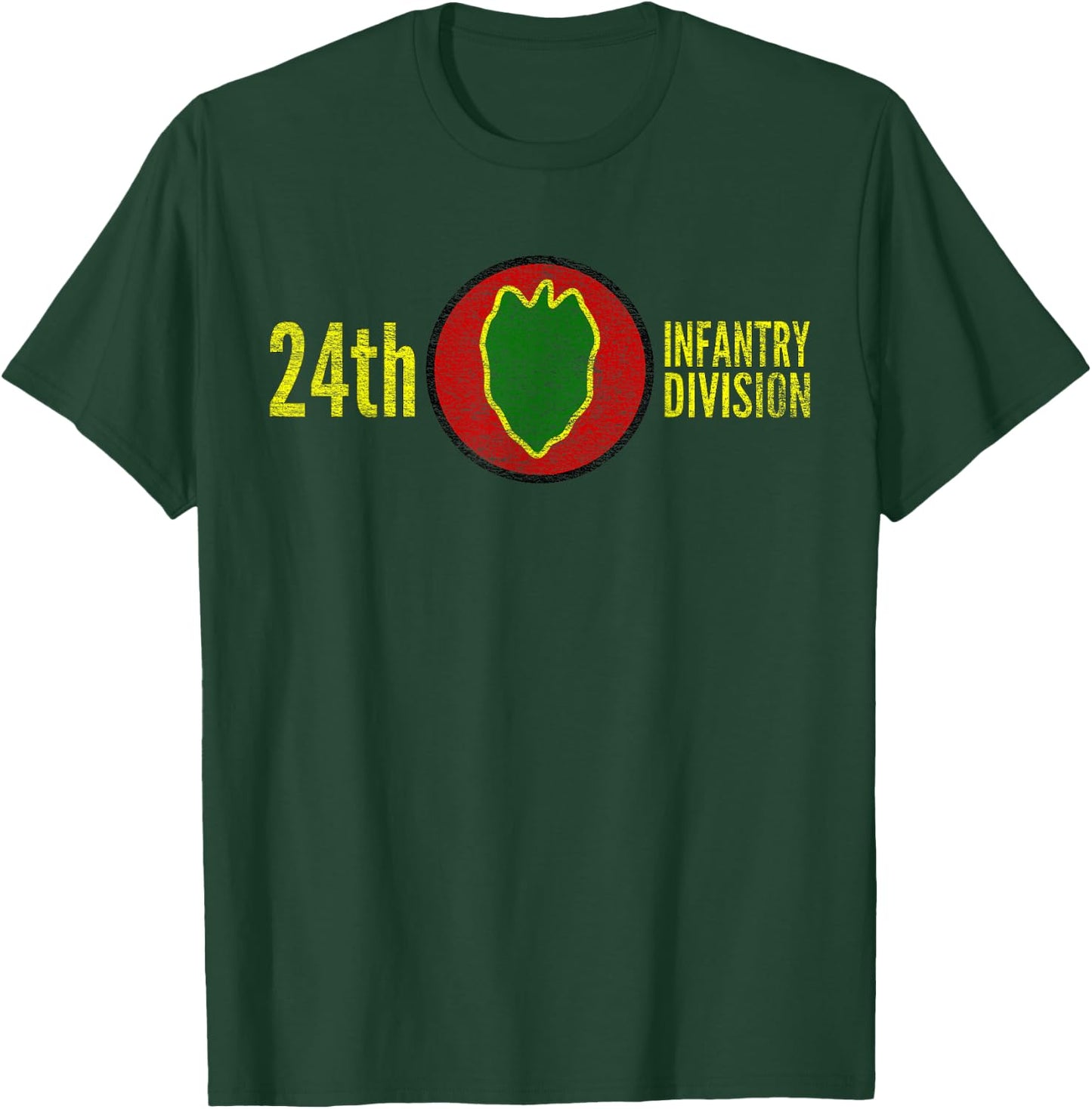 24th Infantry Division Twenty Fourth Army T-Shirt - T-Shirt | Forest