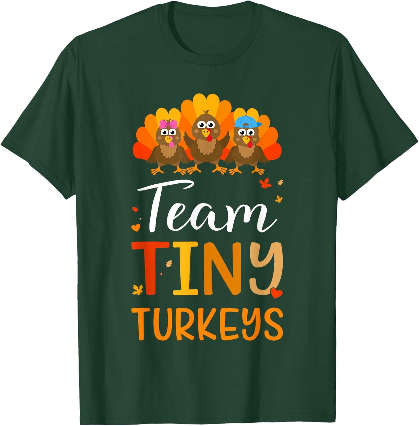 Team tiny turkeys for nicu nurse fall and thanksgiving T-Shirt - T-Shirt | Forest
