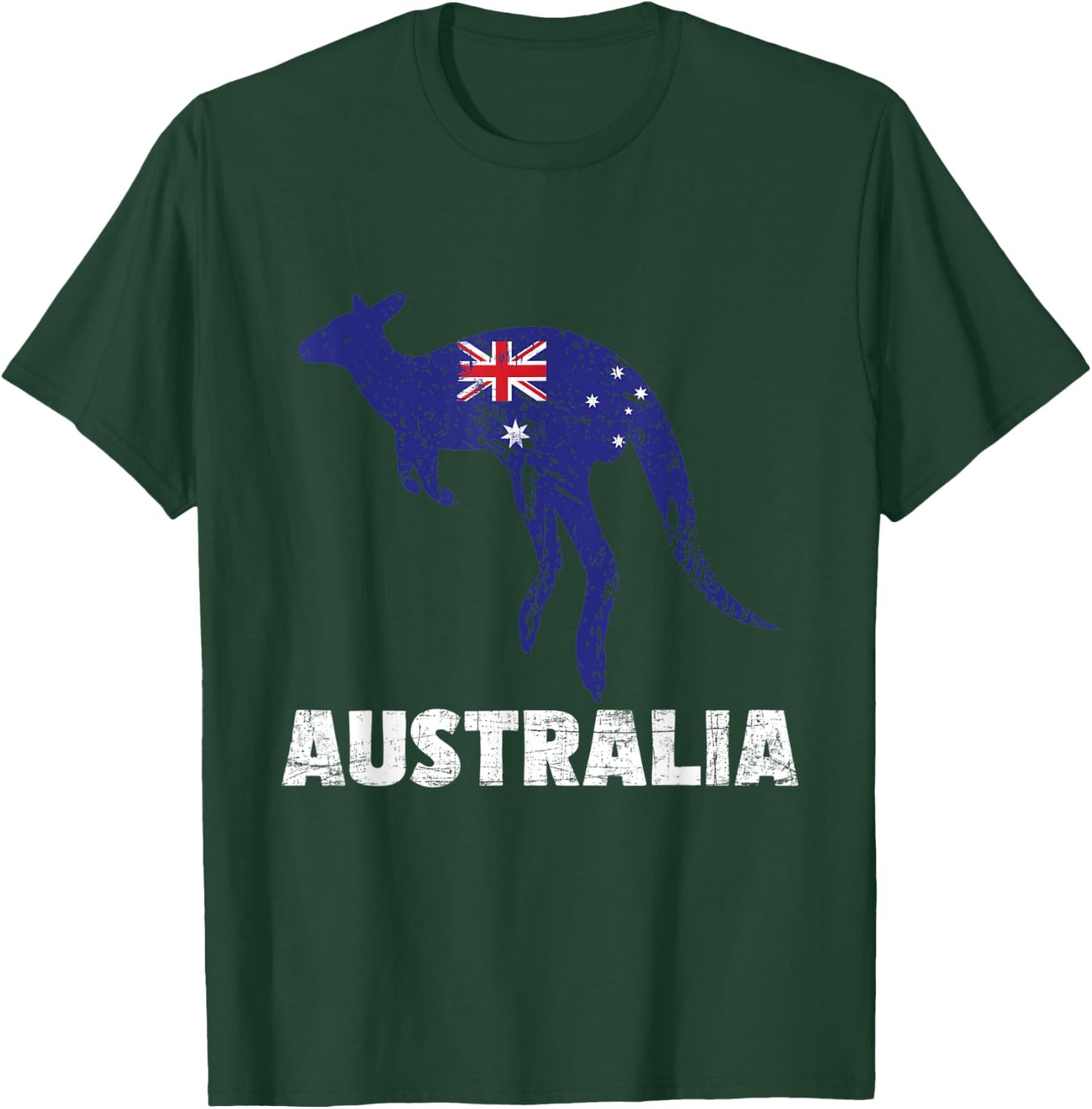 Mother And Baby Kangaroo - Marsupial Australia Animal Lover T-Shirt - T-Shirt | Forest