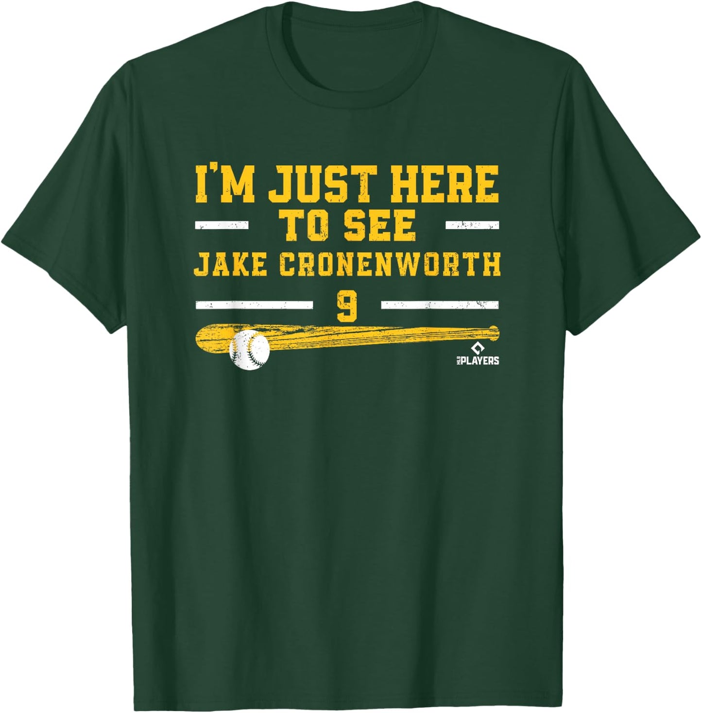 I'm Just Here to See Jake Cronenworth San Diego MLBPA T-Shirt - T-Shirt | Forest