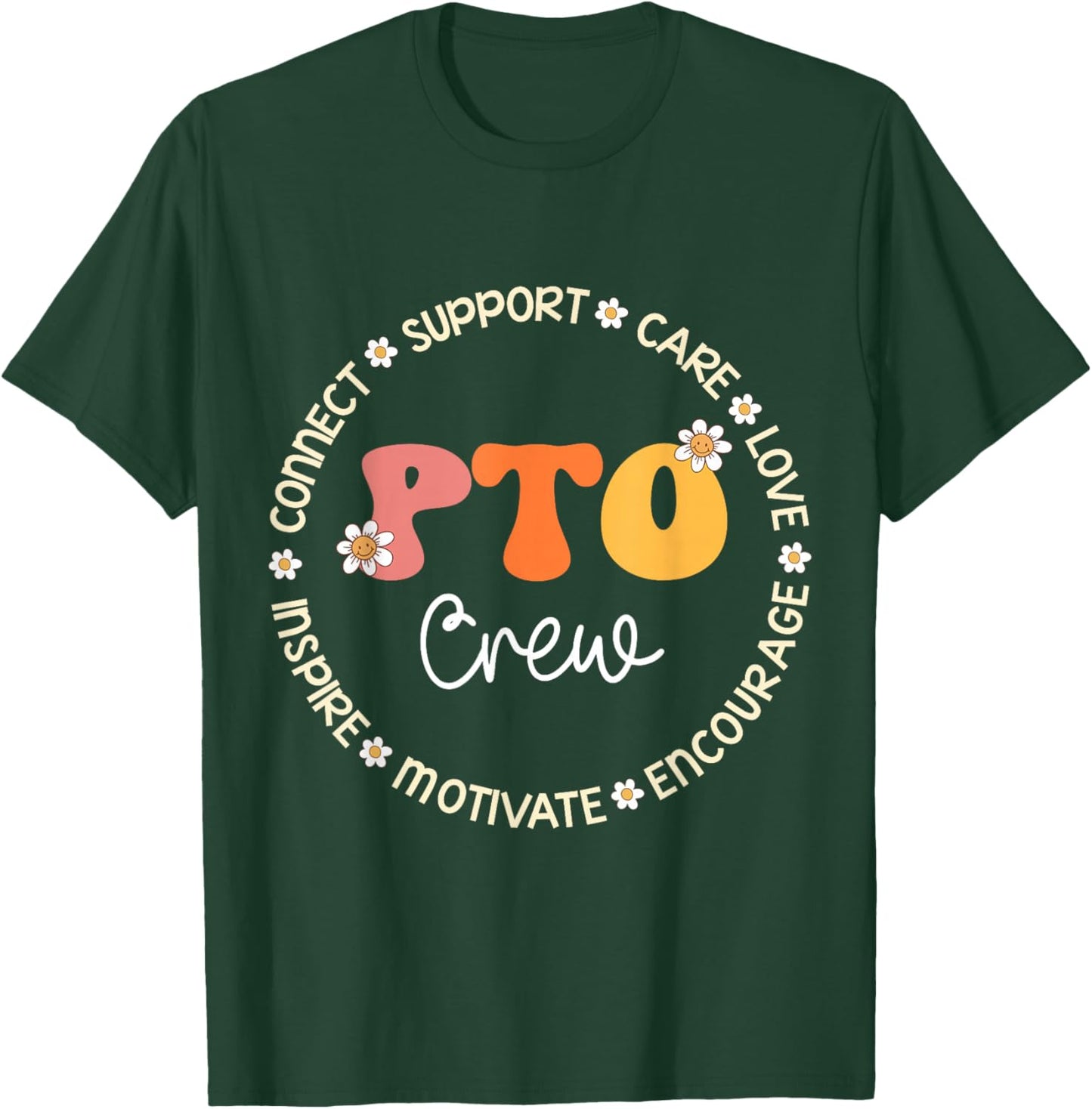 PTO Crew Appreciation Week Back to School T-Shirt - T-Shirt | Forest