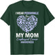I Wear Periwinkle For My Mom Esophageal Cancer Awareness T-Shirt - T-Shirt | Forest