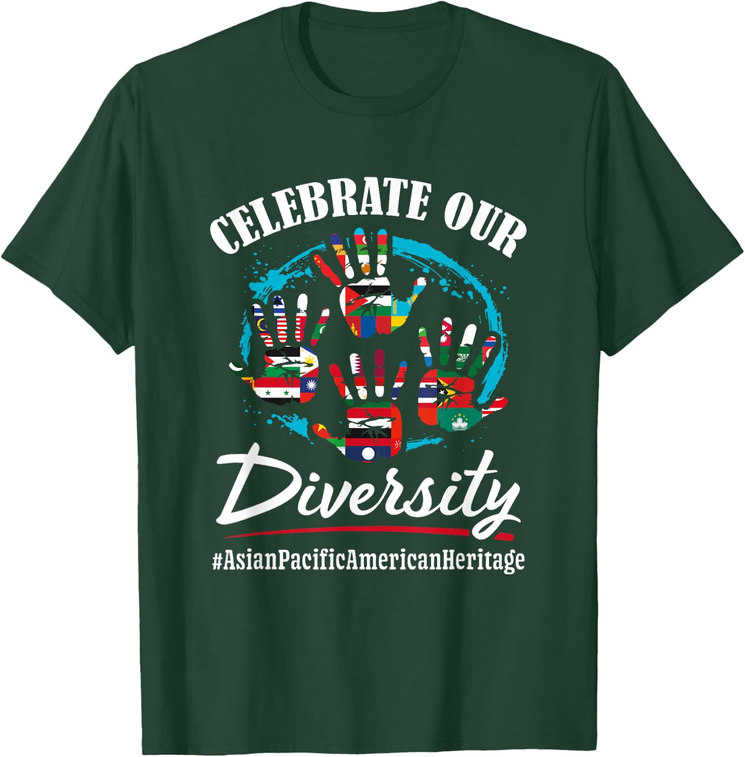 Diversity Asian American Pacific Islander Heritage Month T-Shirt - T-Shirt | Forest
