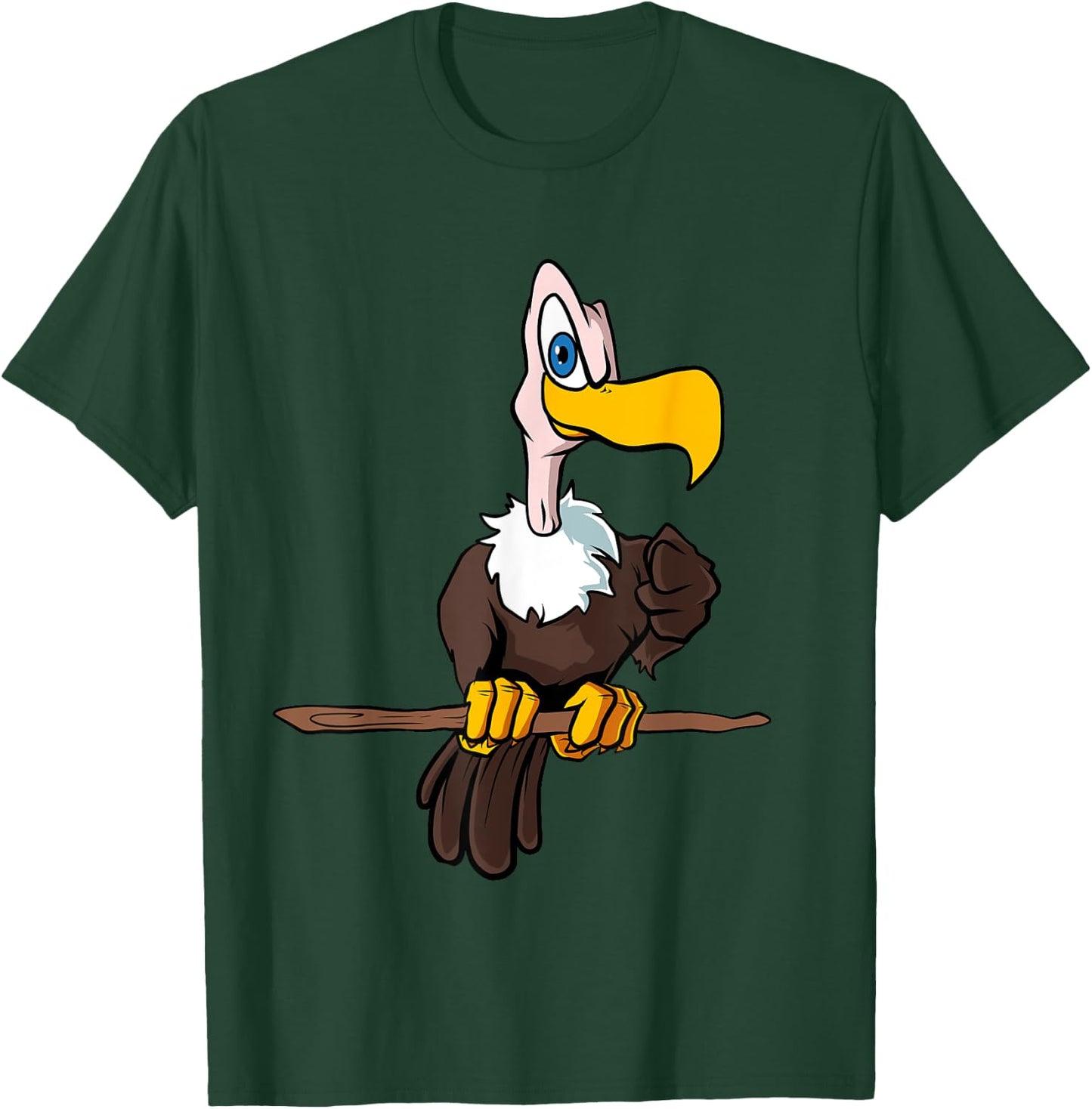 Ugly Cartoon Vulture T-Shirt - T-Shirt | Forest