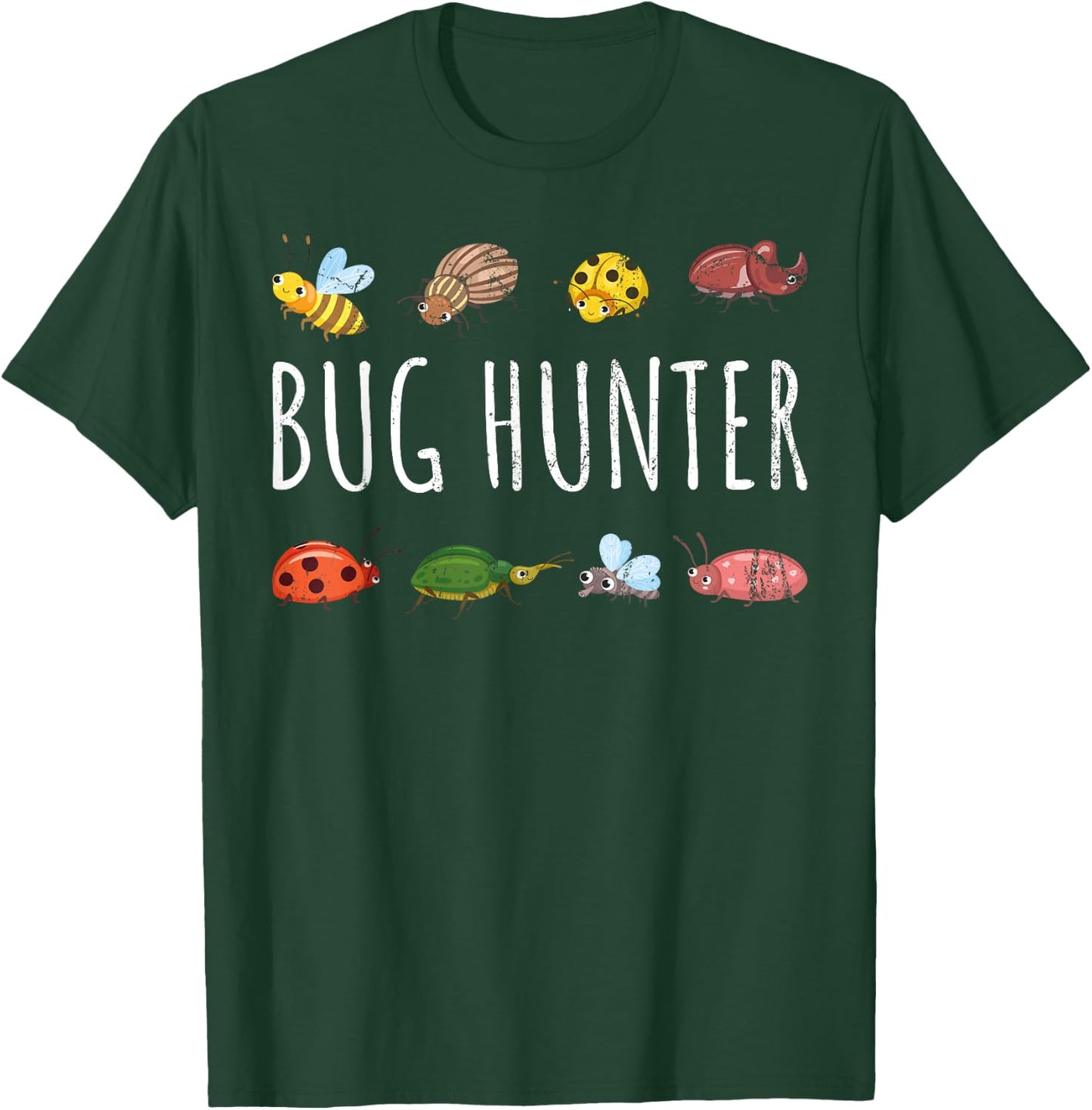 Beetle Hunter Insect Collector Biology Entomology Beetle T-Shirt - T-Shirt | Forest