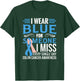 Blue Ribbon | Colorectal Cancer | Colon Cancer Awareness T-Shirt - T-Shirt | Forest