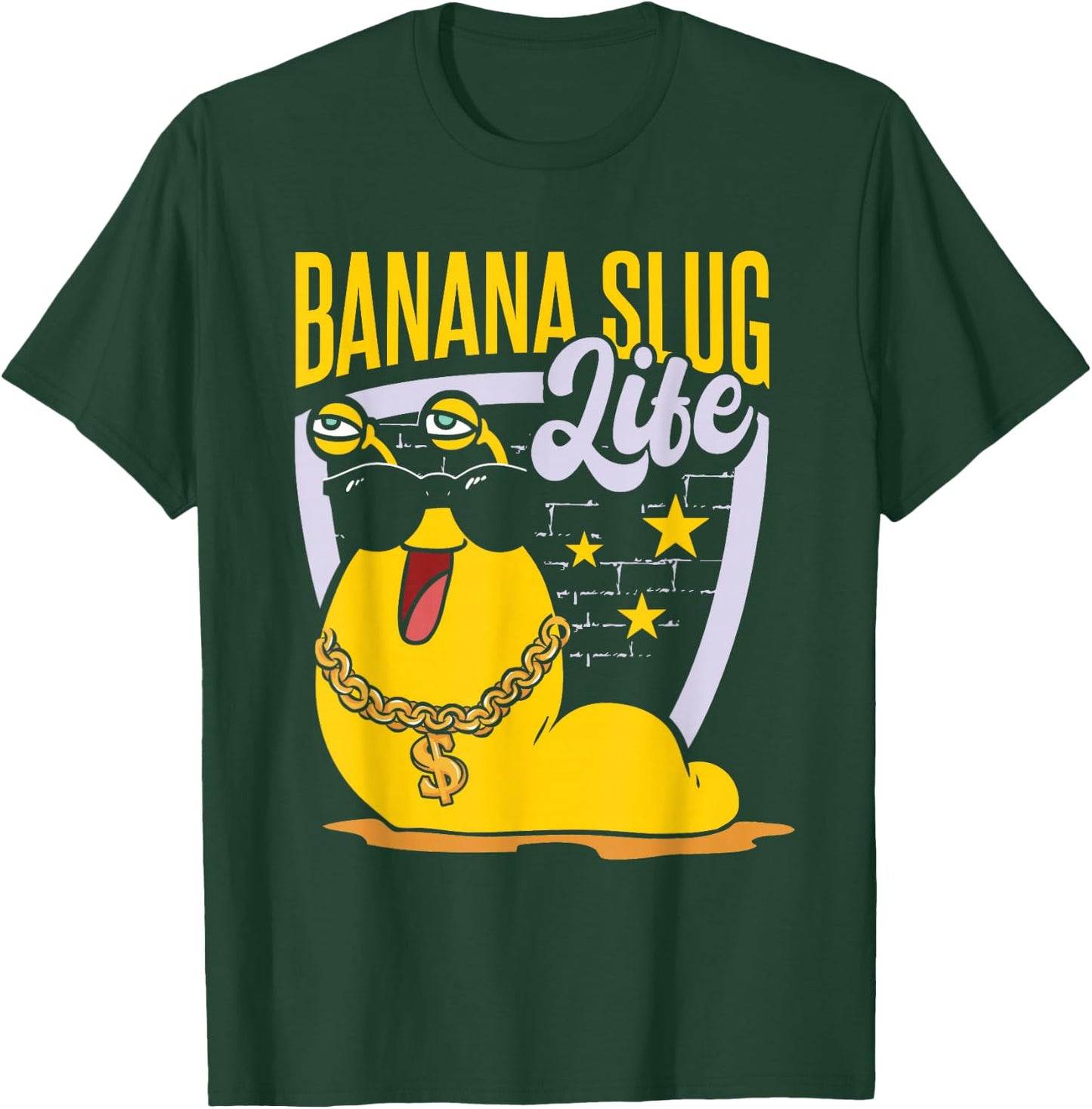 Banana Slug Life T-Shirt - T-Shirt | Forest
