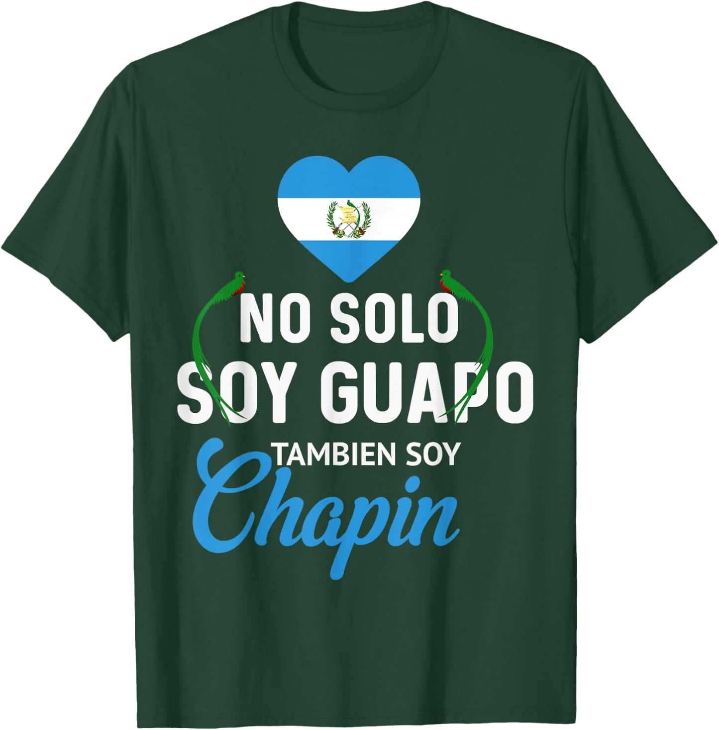 Guatemalan Flag Map Guatemala Chapin Camiseta Slang Boy Men T-Shirt - T-Shirt | Forest
