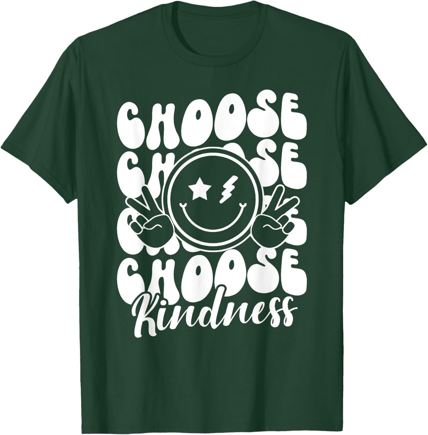 Kindness Matters Anti-Bullying Choose Kind Unity Day Be Kind T-Shirt - T-Shirt | Forest