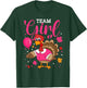 Team Girl Gender Reveal Baby Announcement Thanksgiving T-Shirt - T-Shirt | Forest