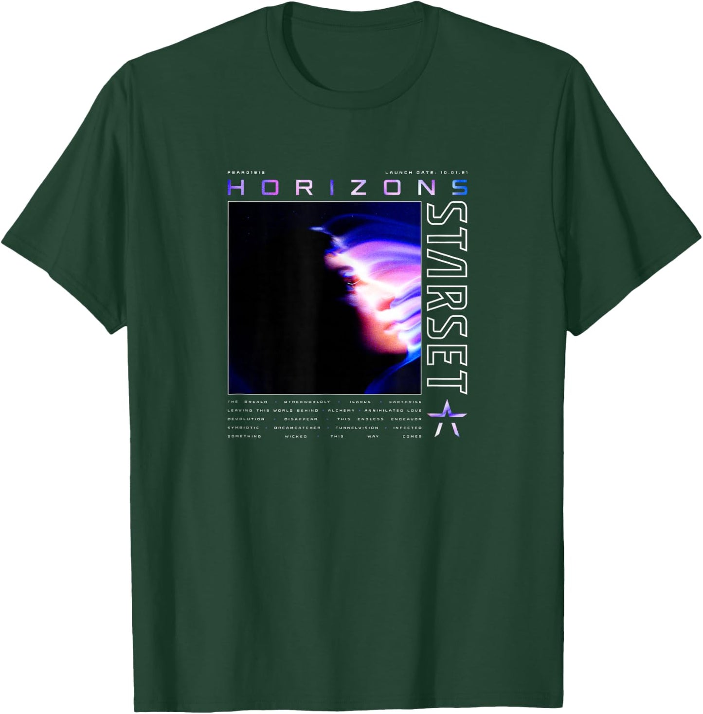 Starset - Horizons Cover T-Shirt - T-Shirt | Forest