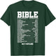 Bible Verses Emergency Number Hotline Christian Religious T-Shirt - T-Shirt | Forest