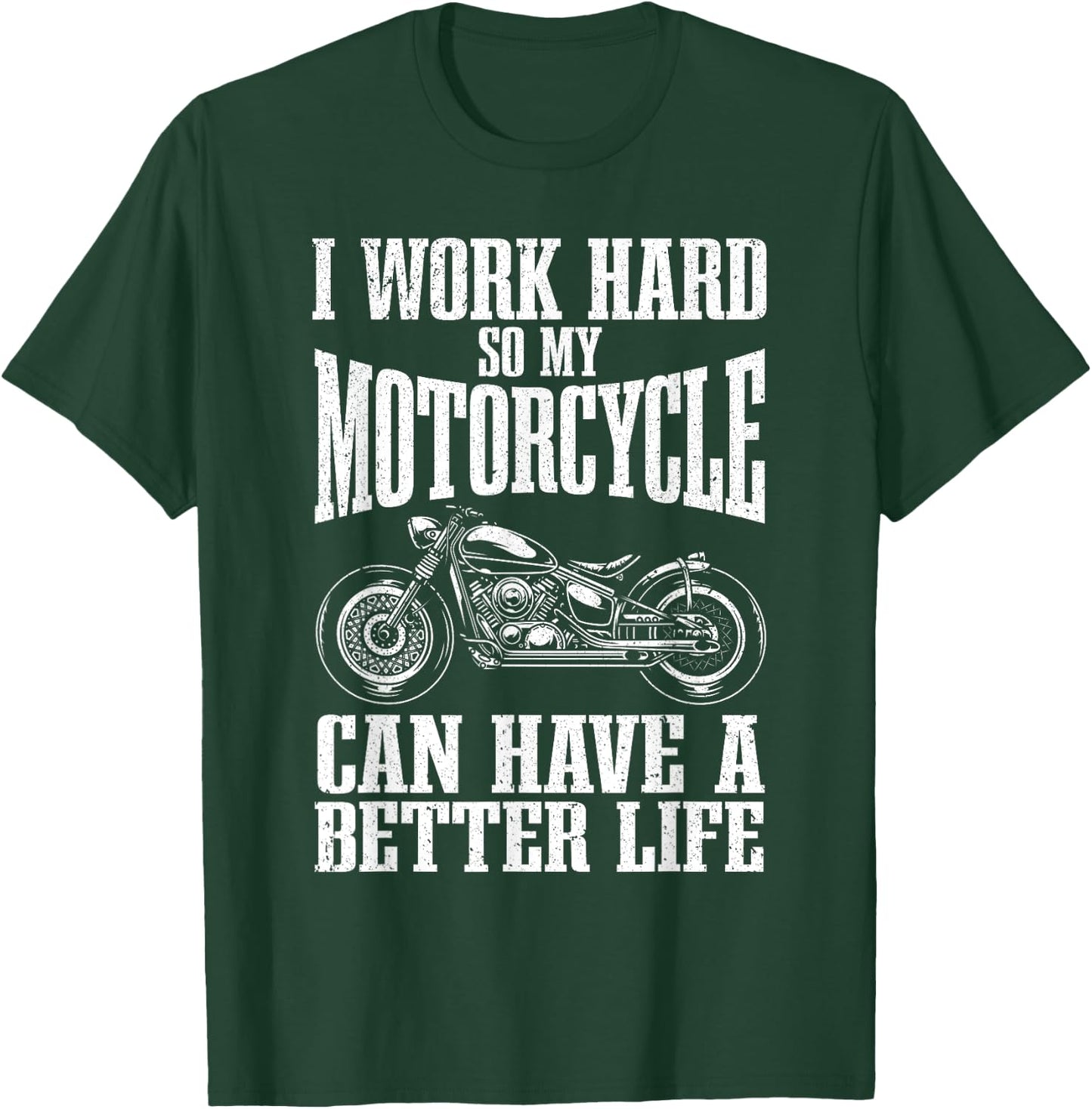 Cool Motorcycle Design Women Motorcycle Lover Rider T-Shirt - T-Shirt | Forest