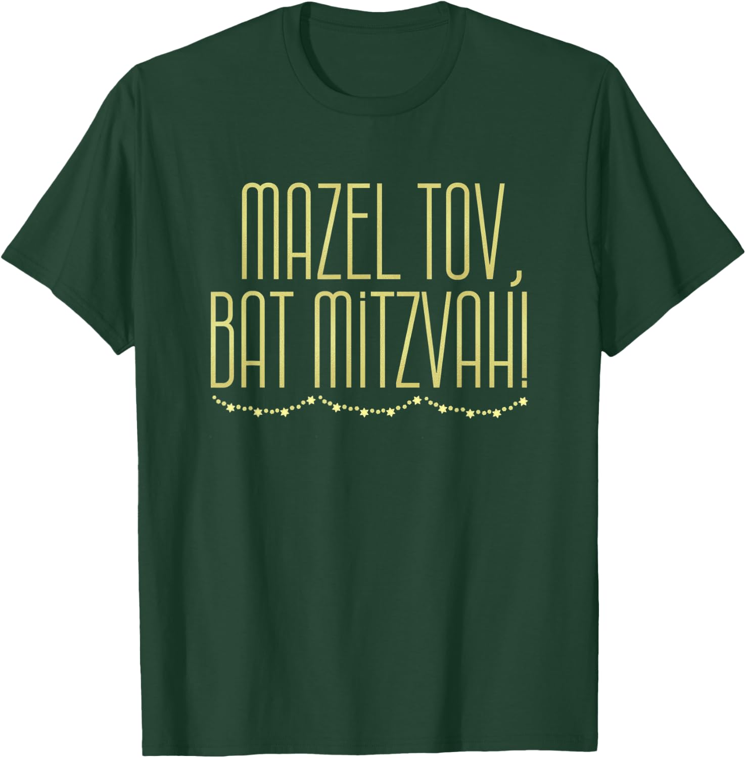 Mazel Tov, Bat Mitzvah Celebration T-Shirt - T-Shirt | Forest