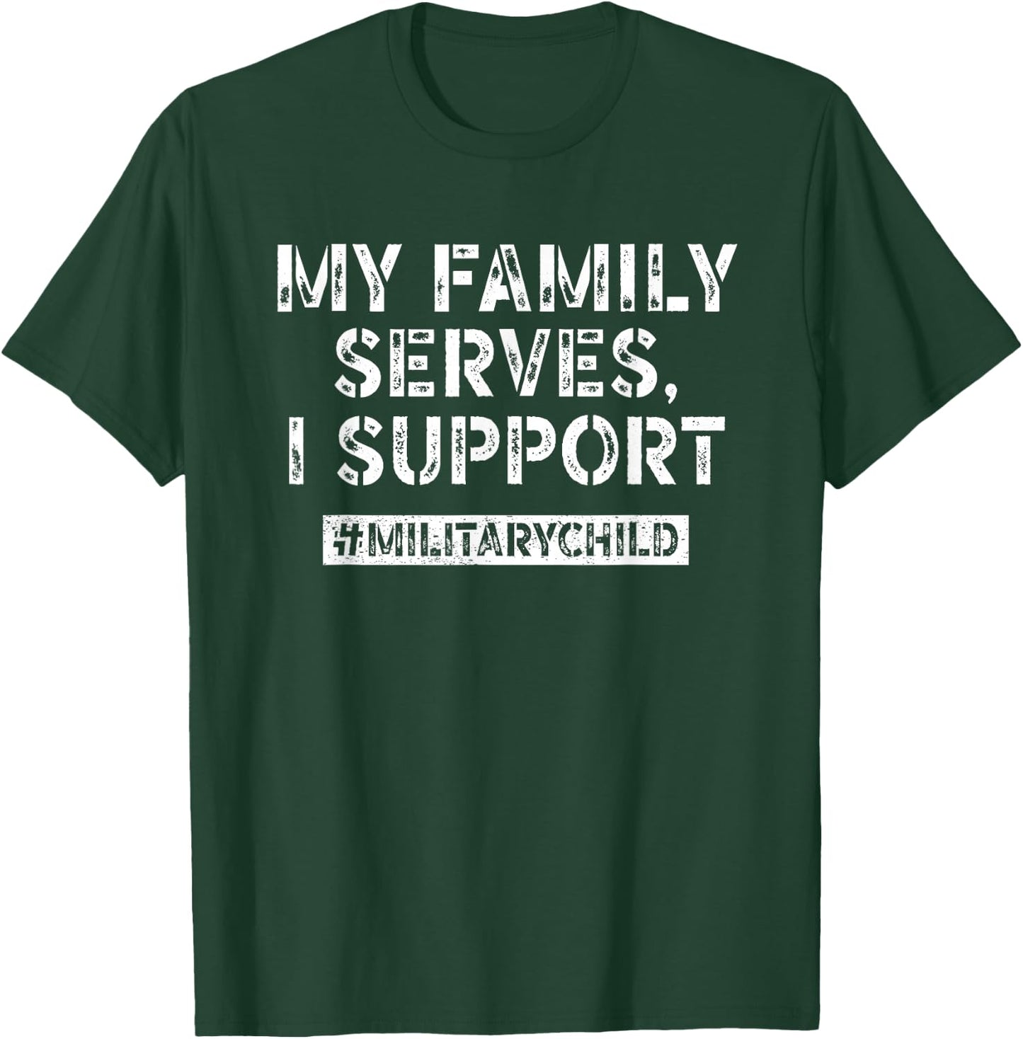 Military Kids Shirt Adult Purple 2024 Month Military Child T-Shirt - T-Shirt | Forest