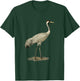 Sandhill Crane Antigone Canadensis Bird Refers North America T-Shirt - T-Shirt | Forest