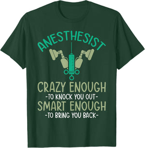 Anesthesia doctor anesthetist anesthesiology crna T-Shirt - T-Shirt | Forest