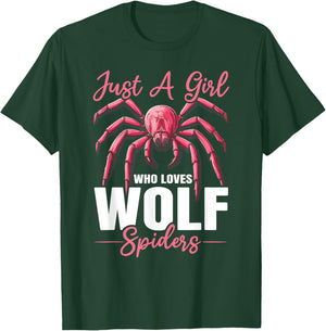 Wolf Spider Terrarium Insect Lover Web Arachnid T-Shirt - T-Shirt | Forest