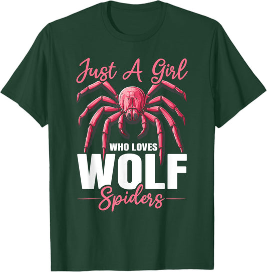 Wolf Spider Terrarium Insect Lover Web Arachnid T-Shirt - T-Shirt | Forest