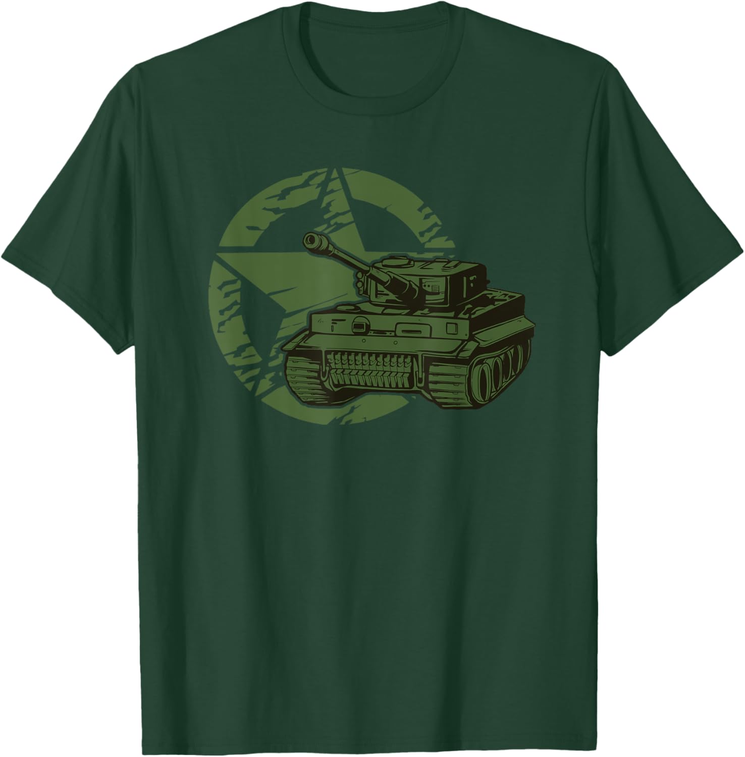 M1 Abrams Tank Funny Sarcastic Military Pun T-Shirt - T-Shirt | Forest
