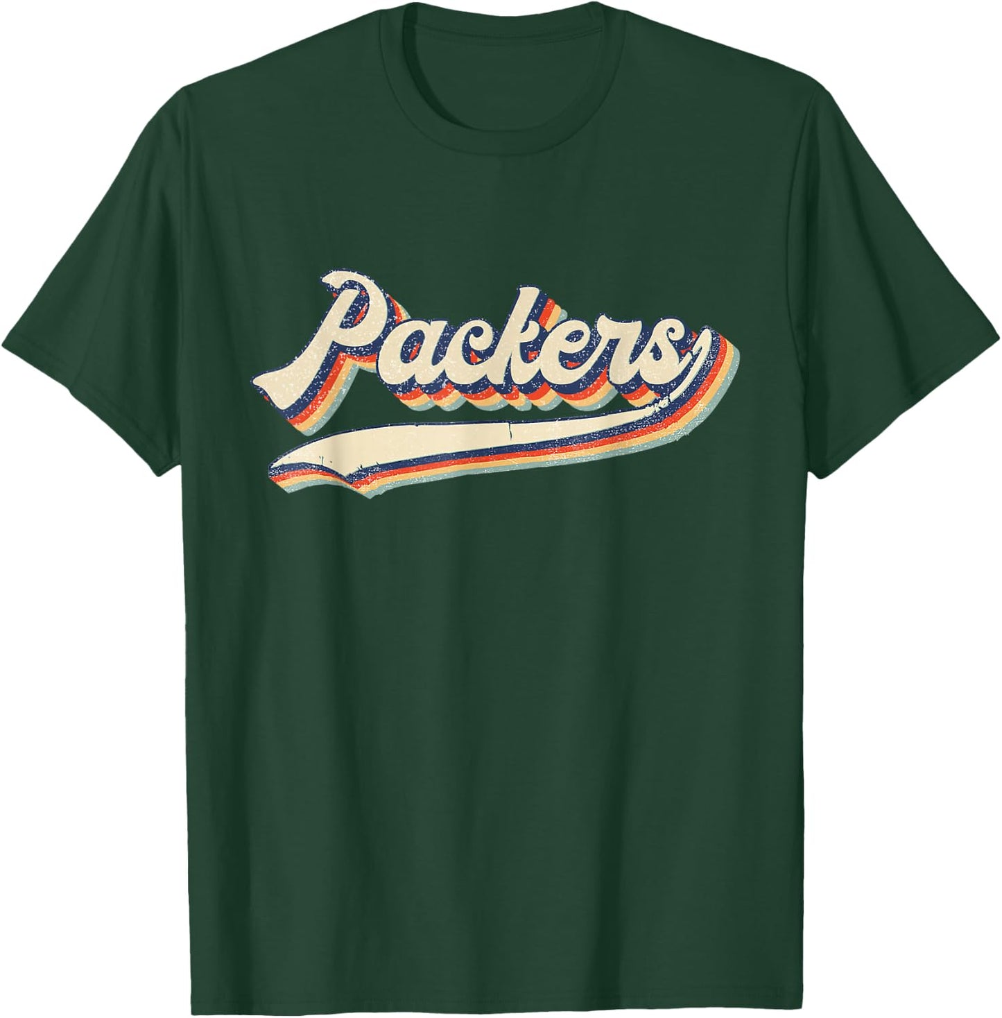 Packers Name Retro Vintage Gift Women Boy Girl T-Shirt - T-Shirt | Forest