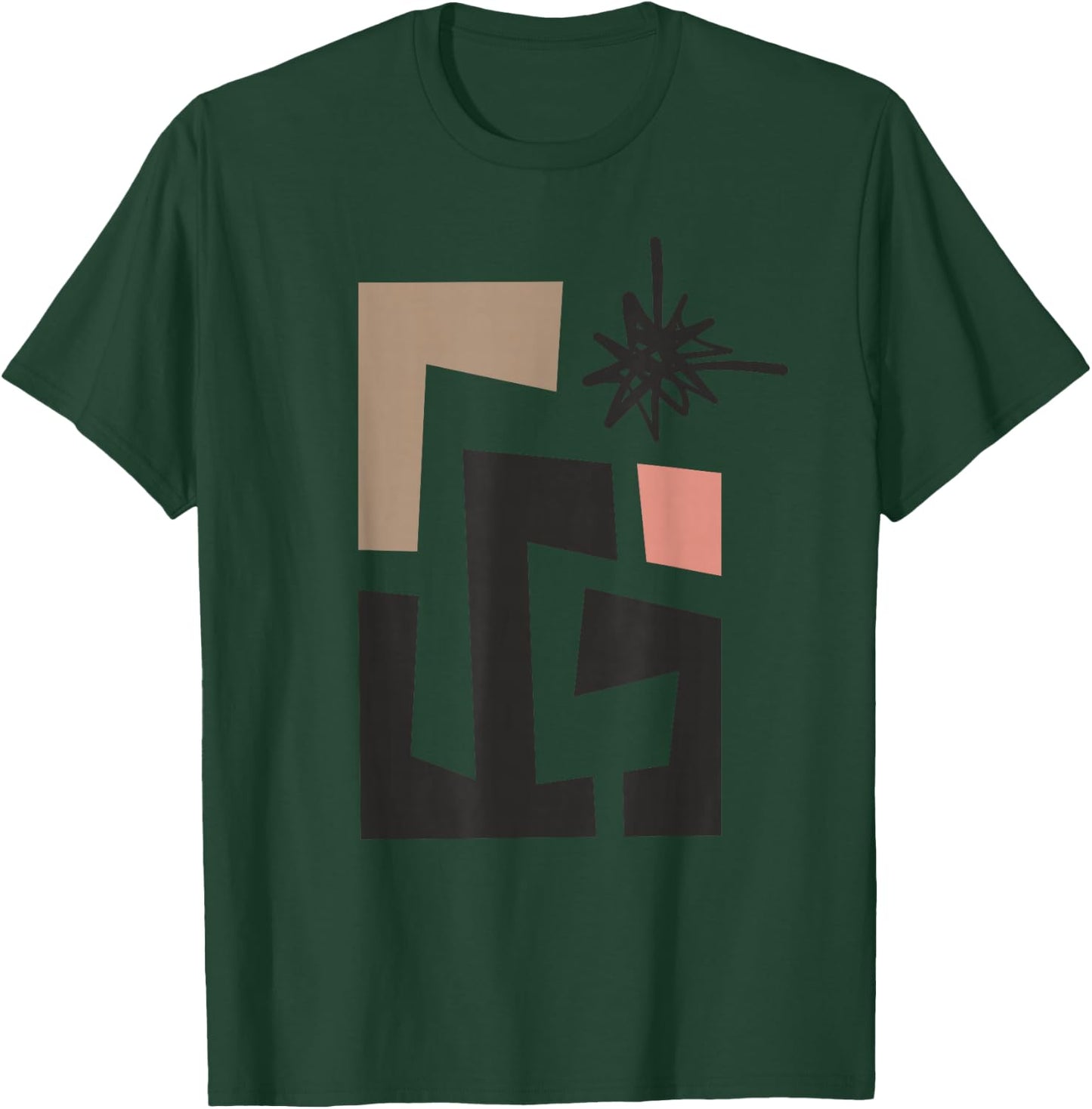 Contemporary Abstract Art T-Shirt - T-Shirt | Forest