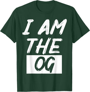 Funny I'm The OG Shirt - -Adult - Black - X-Small - Short Sleeve T-Shirt - T-Shirt | Forest