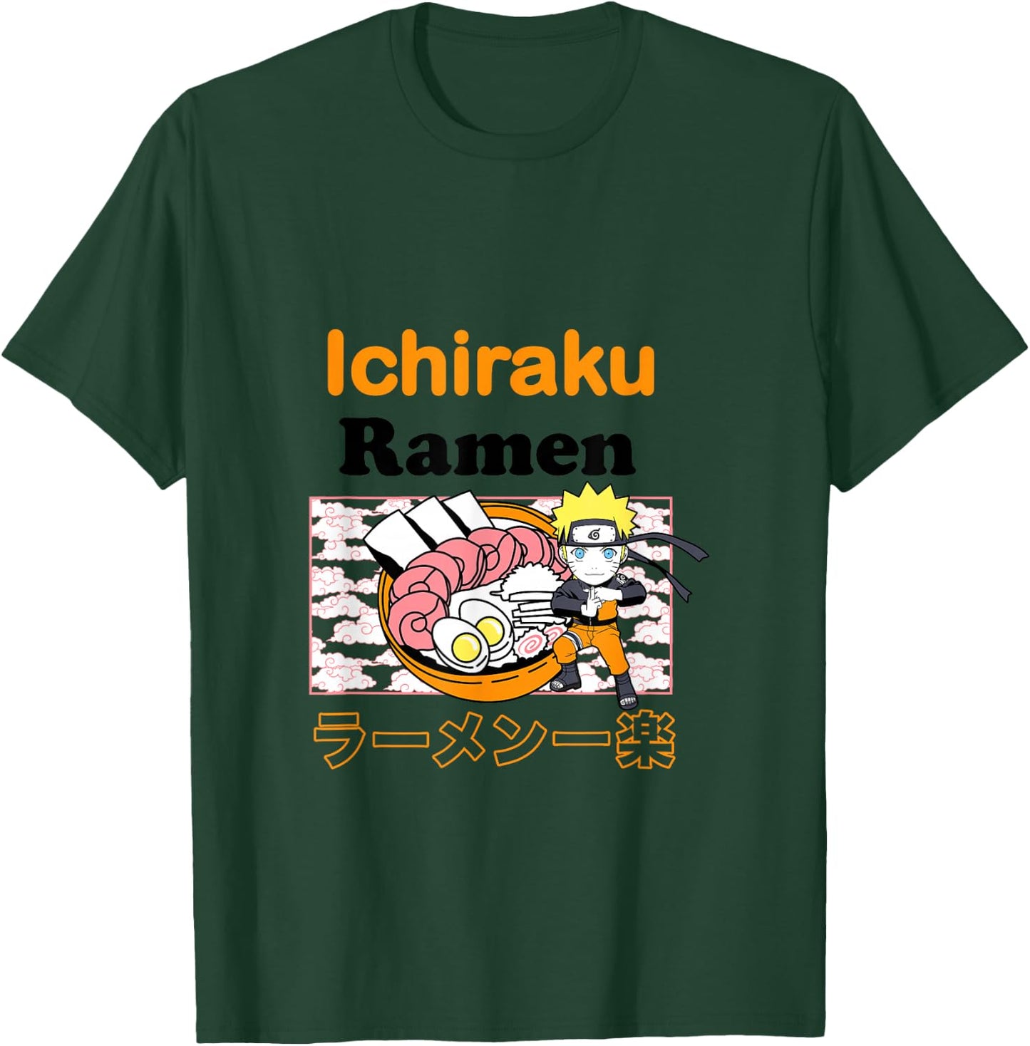Naruto Shippuden Ichiraku Ramen Classic T-Shirt - T-Shirt | Forest